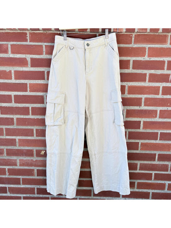 Cotton On Other - Cotton On Light Beige Cargo Pants with Multiple Pockets